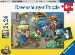 Ravensburger mesebeli puzzle 2x24 darab