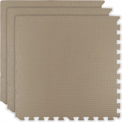 HUMBI hab padlóalátét 180 × 60, nagy vízálló kirakó, gyermekek számára biztonságos, 3 db, világos bézs