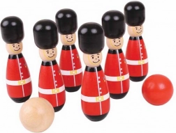 Bigjigs Toys angol gárda fa tekebábuk