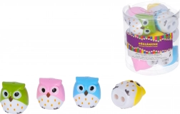 Kétceruzás hegyező tartállyal – bagoly