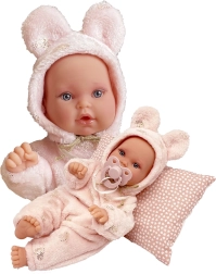 Antonio Juan Kika élethű baba kisbaba 27 cm puha testtel és mozgatható végtagokkal
