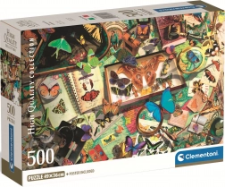 Clementoni puzzle pillangógyűjtemény 500 darabos