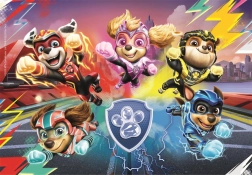 104 darabos PAW PATROL: THE MIGHTY MOVIE puzzle a Clementonitól
