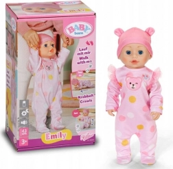 interaktív baba BABY born Emily Walk with Me 43 cm