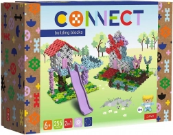 Trefl Connect 2 az 1-ben fa ház / szélmalom építőkészlet (255 elem)