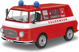 Youngtimer építőkészlet Barkas B1000 Feuerwehr – tűzoltó mikrobusz (151 elem)