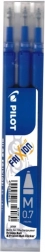 PILOT FriXion 0,7 mm – kék utántöltő, 3 db