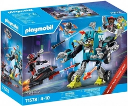 Playmobil robot vs. sikló – építőkészlet 96 darab