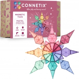 Connetix Pastel Geometry Pack mágneses építőkészlet 40 darab