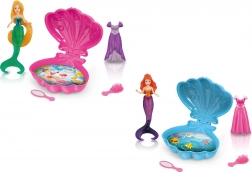 Sellő kagylóval – játék 9,5 cm