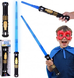 Kihúzható fénykard kék pengével és hangeffektekkel