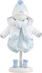 Llorens téli ruhácska 38 cm-es babához