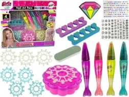 Gyerek körömlakkozó és díszítő készlet