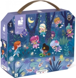 Puzzle bőröndben – Éjjeli tündérek, 36 darab