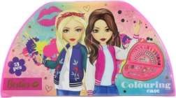 Kreatív rajz készlet kofferben lányoknak mintával