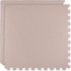 HUMBI habszőnyeg 120 × 60 cm – nagy, vízálló hab kirakó, biztonságos, 2 db, világos rózsaszín