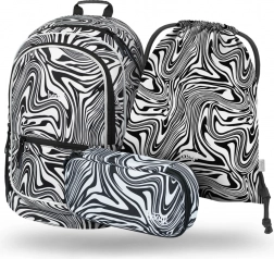 Baagl készlet hátizsák, tolltartó és zsák Core Mixture