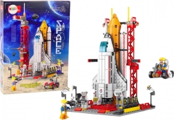 Űrállomás építőkockák Űrrakéta 521 elem
