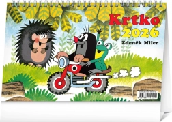 Asztali naptár Krtko 2026