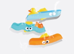 Vízpálya fürdőkádba tapadókorongokkal