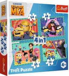 Puzzle 4 az 1-ben – őrült Minyonok
