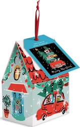 Galison Karácsonyi autós puzzle 130 darab