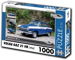 Retro autók puzzle Volga Gaz 21 VB 1000 darab