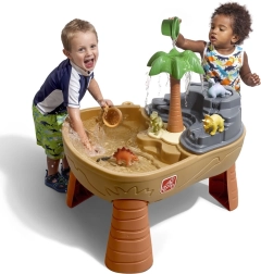 Dinoszaurusz Park vízi játékasztal vízi homokozó Step2 szökőkút