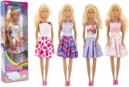 Műanyag divatbaba 30 cm dobozban (5 stílus)