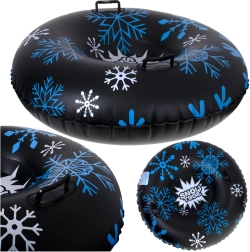 Felfújható hócső hópelyhekkel, 95 cm