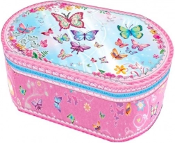 Ovális zenélő doboz - pillangók Pecoware