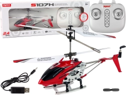 SYMA S107H RC helikopter 2,4 GHz – piros