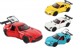 Fém autó nyitható ajtókkal 12 cm