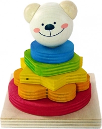 Színes rakosgató formák – Timi mackó