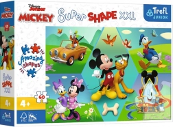 Gyerek puzzle 60 darabos XXL Super Shape – MICKEY MOUSE