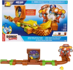 Sonic Go Go Racers Deluxe versenyszett mini járművel