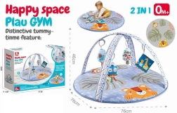 Kétoldalas hab játék alátét 2 az 1-ben állatok és város 150 × 180 × 1,5 cm