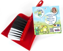 Gyerek kézi seprű és lapát – piros