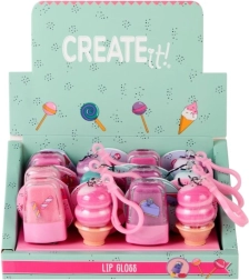 Candy Explosion ajakfény fagylalt és jégkrém kulcstartón