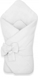 Muszlin fűzős pólya NEW BABY fehér