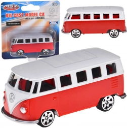 fém modell VOLKSWAGEN T1 1:56 piros–fehér