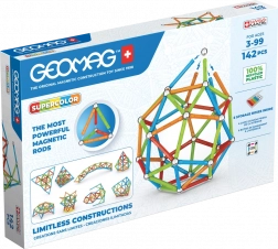 Geomag Supercolor építőkészlet 142 darab újrahasznosított műanyagból