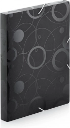 Gumis A4-es doboz fekete és fehér