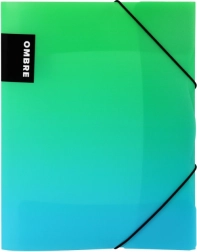 A4 gumis mappa PP VERDE zöld