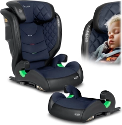 Nukido Louis gyerek autósülés 100–150 cm ISOFIX, fekete–tengerészkék