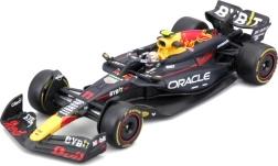 Bburago 1:43 Formula–1 RED BULL RACING RB20 2024 pilótával és vitrinnel