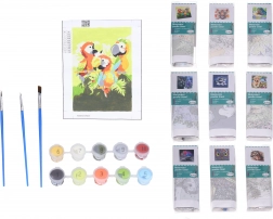 Kreatív számok szerinti festőkészlet 20x30 cm