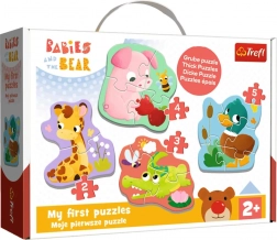Puzzle Baby Classic – babás állatkák TREFL