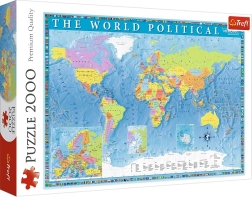 2000 darabos puzzle – a világ politikai térképe