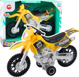 Off-Road Motocross játék sárga fény- és hangeffektekkel